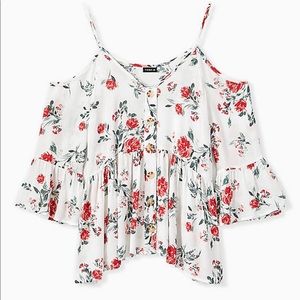 Of the shoulder bell sleeve